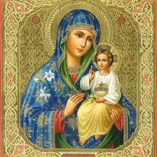 Схема вышивки «икона Неувядаемый цвет»