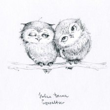 Схема вышивки «парочка»