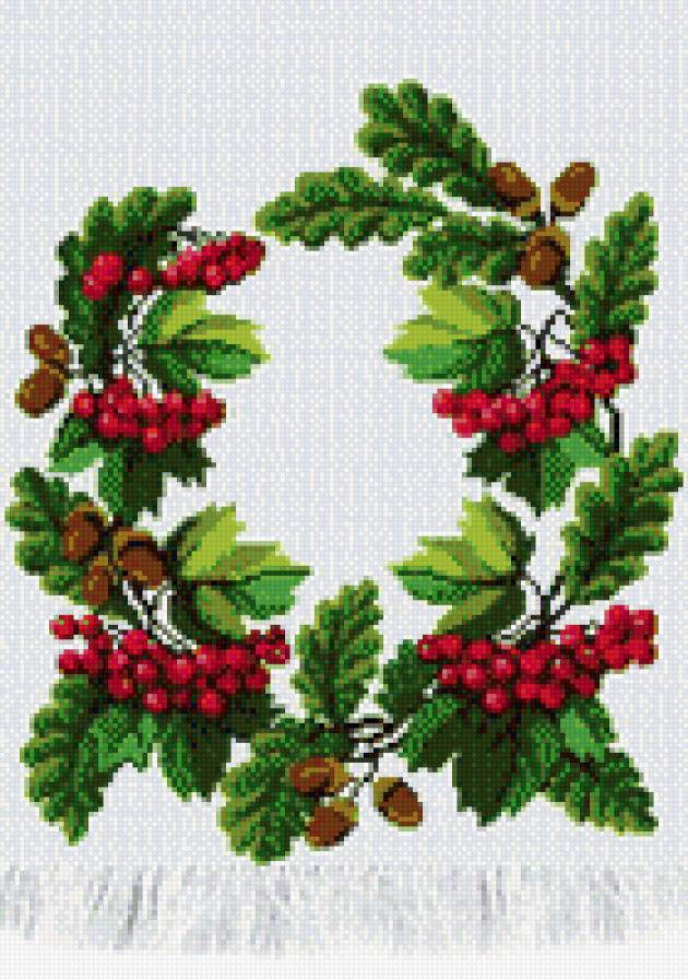 рушник калина - рушник, дуб, калина - предпросмотр