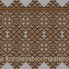 Схема вышивки «рушник орнамент»