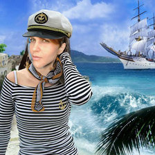 Схема вышивки «морячка»