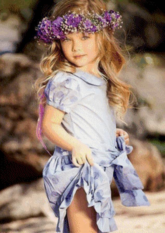 Маленькое чудо - цветы, дети - предпросмотр