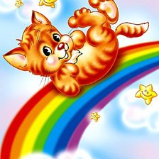 Схема вышивки «Радужное лето»