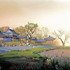 Схема вышивки «Япония»