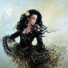 Схема вышивки «Цыганка»