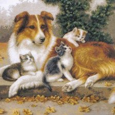 Схема вышивки «няня»