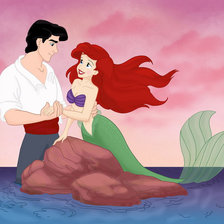 Схема вышивки «русалочка»