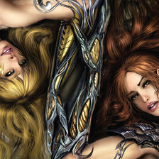 Схема вышивки «амазонки»