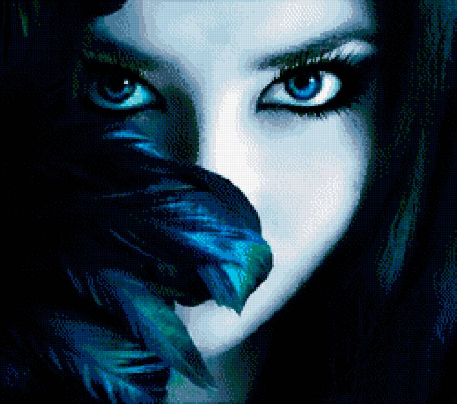 загадка - женщина, она, загадка, девушка - предпросмотр