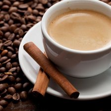 Схема вышивки «Кофе с корицей.»