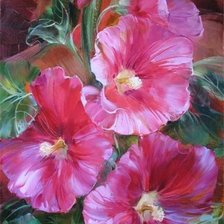 Схема вышивки «цветы»