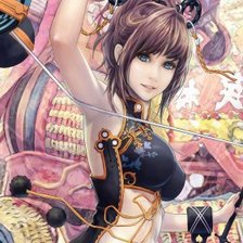 Схема вышивки «аниме»