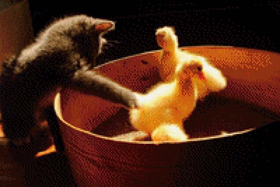 игра - животные, утята, котята - предпросмотр