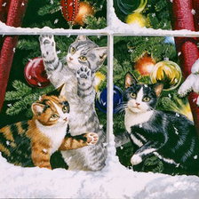 Схема вышивки «новогодняя»