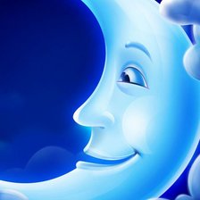 Схема вышивки «Месяц»