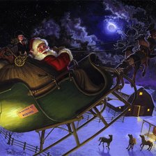 Схема вышивки «санта»