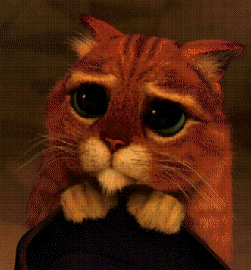 Кот в сапогах - мультяшные, животные - предпросмотр