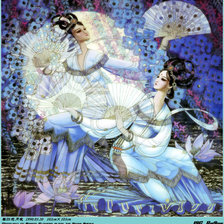 Схема вышивки «Танец с веером»