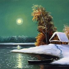 Схема вышивки «Лунная ночь»