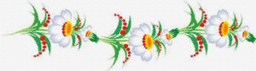 №456375 - орнамент, салфетка, бордюр, подушка, цветы, узор, скатерть - предпросмотр