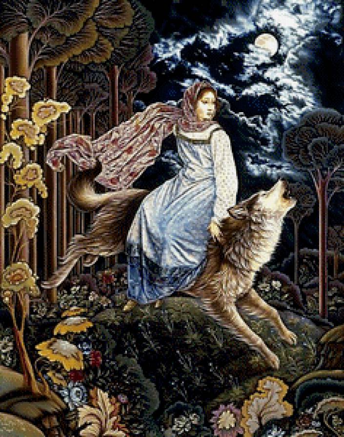 Сюжет из сказки - сказка, картина - предпросмотр