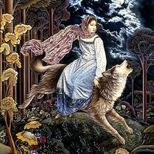 Схема вышивки «Сюжет из сказки»