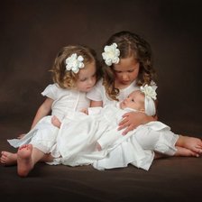 Схема вышивки «Дети»