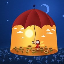 Схема вышивки «День и ночь»