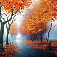 Схема вышивки «Осень»