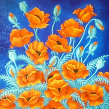 Схема вышивки «цветы»