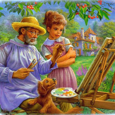 Схема вышивки «иллюстрации»