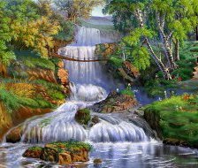 Схема вышивки «каскад»