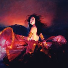 Схема вышивки «танцовщица»