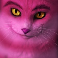 Схема вышивки «кошка»