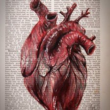 Схема вышивки «сердце»