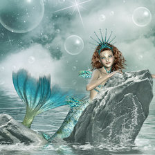 Схема вышивки «Русалка»