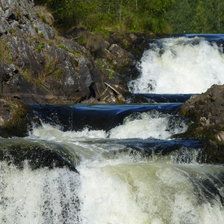 Схема вышивки «водопад Кивач»