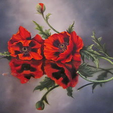 Схема вышивки «отражение»