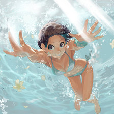 Схема вышивки «девушка»