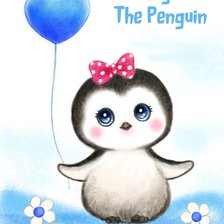 Схема вышивки «Пингвины с воздушного шара»