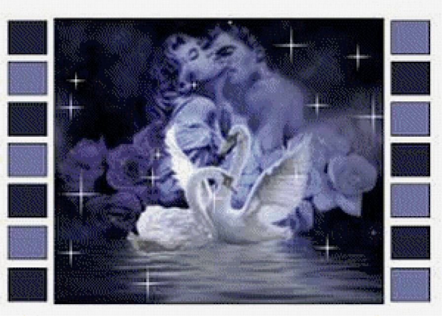 любовь - парень, любовь, страсть, люди, пара, красиво, девушка, лебеди - предпросмотр