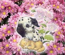 Схема вышивки «малыши»