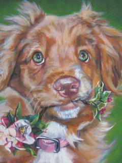 собака с цветком - собаки, животные - оригинал