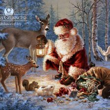 Схема вышивки «Дедушка Мороз»