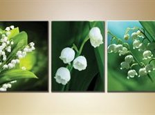 Схема вышивки «Триптих"Ландыши"»