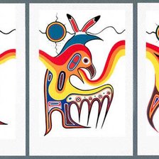 Схема вышивки «Триптих"Метаморфоза"»