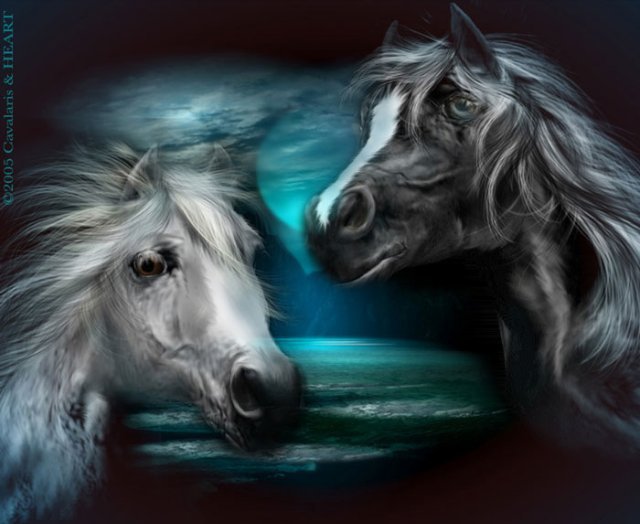 Серия "Кони" - животные, лошади, кони - оригинал