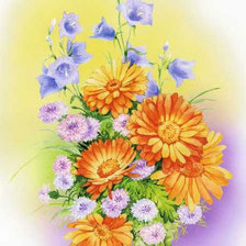 Схема вышивки «летнее утро»