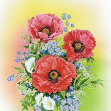 Схема вышивки «рассвет»