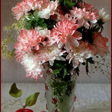 Схема вышивки «Пионы»